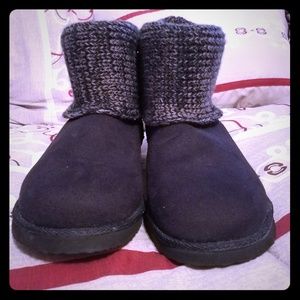 Old Navy Sweater Trimmed Boots